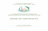 BOOK OF ABSTRACTS - UGDzf.ugd.edu.mk/images/agronauka/books/Book_of_abstracts... · 2019-04-19 · BOOK OF ABSTRACTS 1st International Meeting AGRISCIENCE & PRACTICE (ASP 2018) Publisher: