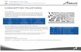 CONCEPTOS TELEFONÍAextranet.a-movil.net/new/sube/GuiaConceptosTelefonia2019.pdf · La mayoría son de litio y su evolución poco a poco se empieza a ver más, las baterías de polímero