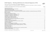 ESID Registry - Working definitions for clinical diagnosis ... · ESID Registry - Working definitions for clinical diagnosis of PID July 18, 2016 page 1 of 25 ESID Registry – Working
