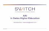 AAI in Swiss Higher Education - GARR2006 © SWITCH AAI in Swiss Higher Education, Rome, 16 Feb 2006 2 University A Library B University C Without AAI Student Admin Web Mail e-Learning