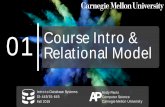 01 Course Intro & Relational Model CMU 15-445/645 (Fall 2019) WAIT LIST There are currently 150 people