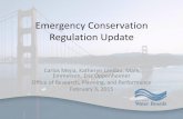 Emergency Conservation Regulation Update · December 2014 Residential Gallons per Capita per Day •Highest R-GPCD figures = 330 •Lowest R-GPCD figures = 33 •Average December