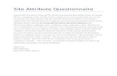 Site Attribute Questionnaire - CMUSite Attribute Questionnaire Pennsylvania Downtown Center and The Western Pennsylvania Brownfields Center at Carnegie Mellon is designing a multi-attribute