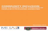 COMMUNITY INCLUSION Inclusion from the... · Eloquently stated by Principle Researcher and Center Director Dr. Mark Salzer, the purpose of the TU Collaborative is to help people with