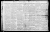 PHE OMAHA DAILY - Nebraska Newspapers · PHE OMAHA DAILY 9 SIXTEENTH YEAE. OMAHA, THURSDAY MORNING, AUGUST 12, 1886. NUMBER 47. The Lord Major of London Banquets the New Salisbury