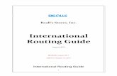 International Routing Guide - Bealls...1 Beall’s Stores, Inc. International Routing Guide Version 9.2015 Revised: August 2017 Effective August 15, 2017 International Routing Guide