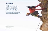 Stress testing - assets.kpmg · financial institutions Stress testing KPMG International kpmg.com. ... KPMG International provides no client services and is a Swiss entity with which