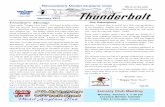 Thunderboltaroger/ribcrackers/thunderbolt/2011-01.pdf · rate maybe we should get together more often before all the snow birds head south. I would like to wish every one a safe,