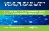 Securing the IoT with Trusted Computing...Securing the IoT with Trusted Computing RSA ... 24. Huawei | Inﬁneon 25. Anvaya Solutions 26. Embedded Computing Design 27. Security Ledger