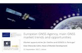 European GNSS Agency, main GNSS market trends and ... market trends and...service (PRS) activities ... also in Huawei, Samsung and Apple models EGNOS integrated in literally all newly