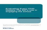 Evaluating Every Child Matters - The SIP's role in engaging the schoolwsassets.s3.amazonaws.com/ws/nso/pdf/fb7c262e073dfc7e... · 2011-06-06 · The school improvement partner’s