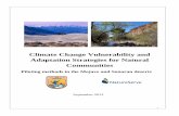 Climate Change Vulnerability and Adaptation Strategies for ... Climate Change Vulnerability and Adaptation