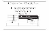 eng huskystar 207-215 - Husqvarna VIKINGmanuals.husqvarnaviking.com/VSM/Husqvarna Viking/HVManual... · 2010-06-10 · only attachments recommended by the manufacturer as contained