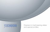 Precision in ball bearing slides and special profiles · ball bearing slides, decorative strips and decorative metals. 1978 Schock Metallwerk GmbH becomes a legally independent entity.