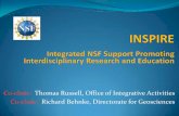Co-chair: Thomas Russell, Office of Integrative Activities ......established NSF policy allowing up to 5% of $$ w/o external review) • Not for proposals that are more appropriate