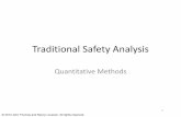 Traditional Safety Analysis - DSpace@MIT: Home · Failure Modes Failure Mechanisms Failure effects (local) Failure effects (system) Probability of occurrence Main hoist motor Inoperative,