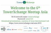 Welcome to the 6 TowerXchange Meetup Asia...TowerXchange is tracking 304 towercos that now own 3,362,656 of the world’s 4,817,067 investible towers and rooftops (69.8%) [1] China