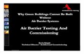 WHY GREEN BUILDINGS · Architectural Testing Inc. Why Green Buildings Cannot Be Built Without Air Barrier Systems ... Standard Test Method for Determining ... Ultrasonic Gage. Instructions