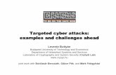 Targeted cyber attacks: examples and challenges ahead · Targeted cyber attacks: examples and challenges ahead Levente Buttyán Budapest University of Technology and Economics Department