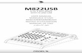 M822USBm822usb 8-ch 4-bus mixer with fx and usb user manual manuale d'uso benutzerhandbuch notice d'utilisation manual de uso ﻡﺍﺩﺧﺗﺳﻻﺍ ﻝﻳﻟﺩ