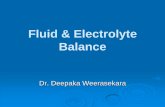 Fluid & Electrolyte Balance - Weebly19thbatch.weebly.com/.../fluid__electrolyte_balance.pdfWater Balance Input ( Thirst ) Total Body water 600 ml/Kg Output Faeces 100ml/24hr Insensible