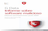 G Data Informe sobre software malicioso · virus ha descendido. En el primer semestre de 2008 había aún 2395 y en el segundo 2094. En el primer semestre de 2009 se contaron 1948