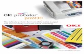17377-D4 proColor930 Sell Sheet1brochure.copiercatalog.com/oki/pro930.pdf · simulations. That, and up to 1200 x 1200 dpi resolution, enables the pro930 to deliver ﬁne details and