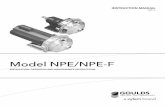 Model NPE/NPE-F - W. W. Grainger...5. MOTOR-TO-PUMP SHAFT ALIGNMENT: 5.1. Close-Coupled Units 5.1.1. No field alignment necessary. 5.2. Frame-Mounted Units 5.2.1. Even though the pump-motor