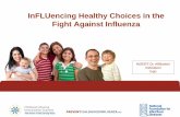InFLUencing Healthy Choices in the Fight Against Influenza · What is Influenza? Contagious infectious disease that can cause mild to severe illness to life-threatening complications,
