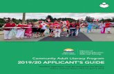 Community Adult Literacy Program 2019/20 APPLICANT‘S GUIDE · 2019-02-21 · 2019/20 CALP Applicant‘s Guide Page 4 This guide is intended to assist applicants in the preparation