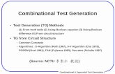 Combinational Test Generationjonewb/Comb-TG.pdf · Combinational & Sequential Test Generation.12 Implications • Implication: computation of the values that can be uniquely determined.