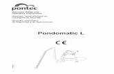 Pondomatic L - The Pond Guycdn.thepondguy.com/downloads/oase-pontec-pond-o-matic-xl-product-manual.pdf4 -English - Electrical Requirements (S2, S3) WARNING: The Pondomatic MUST be