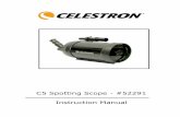 C5 Spotting scope XLT 52291 - Amazon S3 · 2017-07-20 · C5 spotting scope and includes information on visual and photographic observations. The C5 spotting scope uses a combination