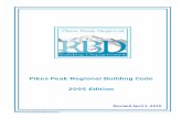 Pikes Peak Regional Building Code 2005 EditionThe code in effect for building construction or the installation of systems or equipment is this edition of the Pikes Peak Regional Building