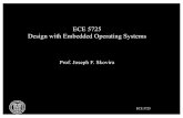 ECE 5725 Design with Embedded Operating Systems...ECE 5725 Convergence Unix Unix/Linux GNU Unix wars Linus Torvalds Linux Open Source Minux BSD UC Berkeley Ubuntu, Debian, Arch, …