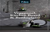 Fibo Veggpanel, Kitchen Board & BenkeplaterFibo | Design Vi brenner for nyskapning og skandinavisk livsstil I vår kolleksjon forener vi det naturlige med det stilrene. Her kan du