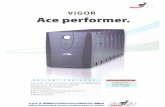 REEM VIGOR Ace performer, SALIENT FEATURES Built-in RS …UnixWare, FreeBSD, HP-UX and MAC Windows family and MAC ALARMS & INDICATIONS Continuous Green Flashing Green Beeping every