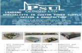 Leading Specialists in Custom Power Supply back boards... · Web viewsubstantial custom designer and manufacturer of switch-mode power supplies and battery chargers and are the first
