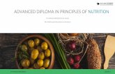 ADVANCED DIPLOMA IN PRINCIPLES OF NUTRITION · A common misdiagnosis is irritable bowel syndrome CD should therefore be considered in any patient with anaemia or symptoms of tiredness,
