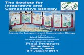 with the Animal Behavior Society American Microscopical ...The Society for Integrative & Comparative Biology 1313 Dolley Madison Blvd . Suite 402 ... using digestive enzyme activities