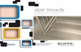 stair treads - Roppe Corporationto maintain, our rubber stair treads are available in the same designer colors as Roppe tile and wall base and come in a large selection of finishes,