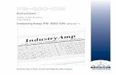 PB-400-DN... · AXYS® IndustryAmp PB-400-DN Datasheet Rev 3.0 2 201911/PB400DN3.0 • No part of this document including the software described in it may be reproduced, transmitted,