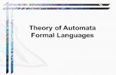 Theory of Automata Formal Languagesjg66/teaching/3378/notes/...Overview • Automata theory: study of abstract machines and problems they are able to solve. – closely related to