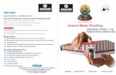 Anand Metal Roofing3.imimg.com/data3/TK/YG/MY-2/anand-metal-roofing.pdf7 Sandoz India Ltd. Digha, Thane 7 P.P.Kharpatil Infrastructure 25000 Chirner, Navi Mumbai. 8 Ankit Metal Bankura,