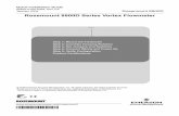 Rosemount 8800D Series Vortex Flowmeter - Instrumart · 2010-01-06 · Quick Installation Guide 00825-0100-4004, Rev CA Rosemount 8800D January 2008 4 High Temperature Mounting The