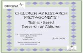 CHILDREN AS RESEARCH PROTAGONISTS ! PROTAGONISTS ! …A Panchayat is a cluster of villages with a population of approximately 3,500 to 10,000. ... hospital − People living at the