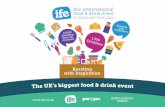 es 1,300 rs - IMEX Management · IFE 2017 Event Highlights In 2017, we celebrated the 20th edition of The International Food & Drink Event at ExCeL London. Senior buyers visited in