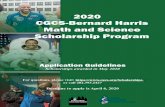 2020 CGCS-Bernard Harris Math and Science Scholarship Program · San Francisco Santa Ana. Seattle Shelby County (Memphis) St. Louis St. Paul. Stockton Toledo. Tulsa Washoe County.