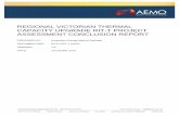 Regional Victorian Thermal Capacity Upgrade RIT-T Project ... · REGIONAL VICTORIAN THERMAL CAPACITY UPGRADE RIT-T PROJECT ASSESSMENT CONCLUSION REPORT Doc Ref: RVTC RIT-T PACR v1.0