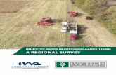 INDUSTRY NEEDS IN PRECISION AGRICULTURE: A REGIONAL SURVEY Agriculture Regional Survey... · in this survey that as collected from agriculture businesses around the afayette IN region